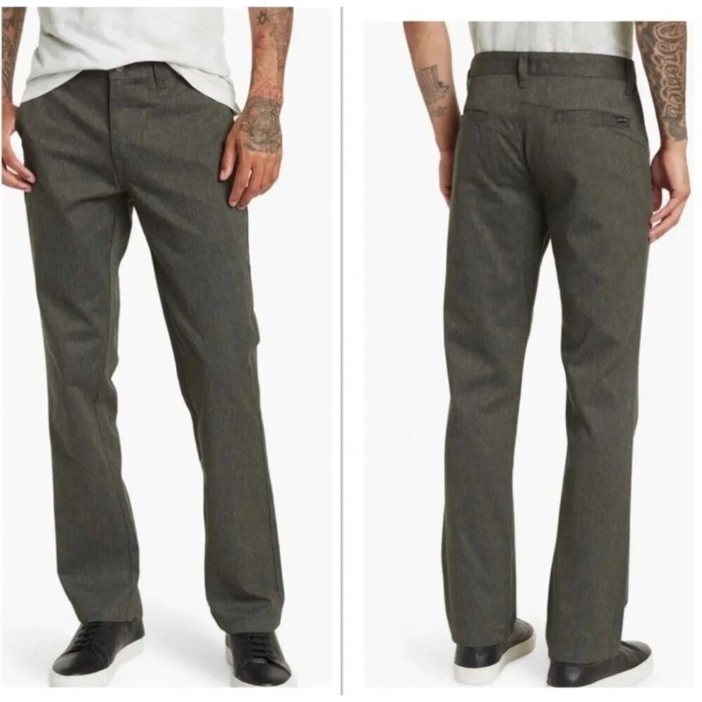 Volcom VMonty Mens Dress Chino Pants in Gray | SZ 34